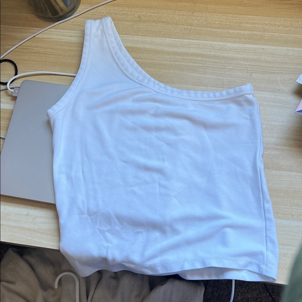 Elegant White Women's Tank Top